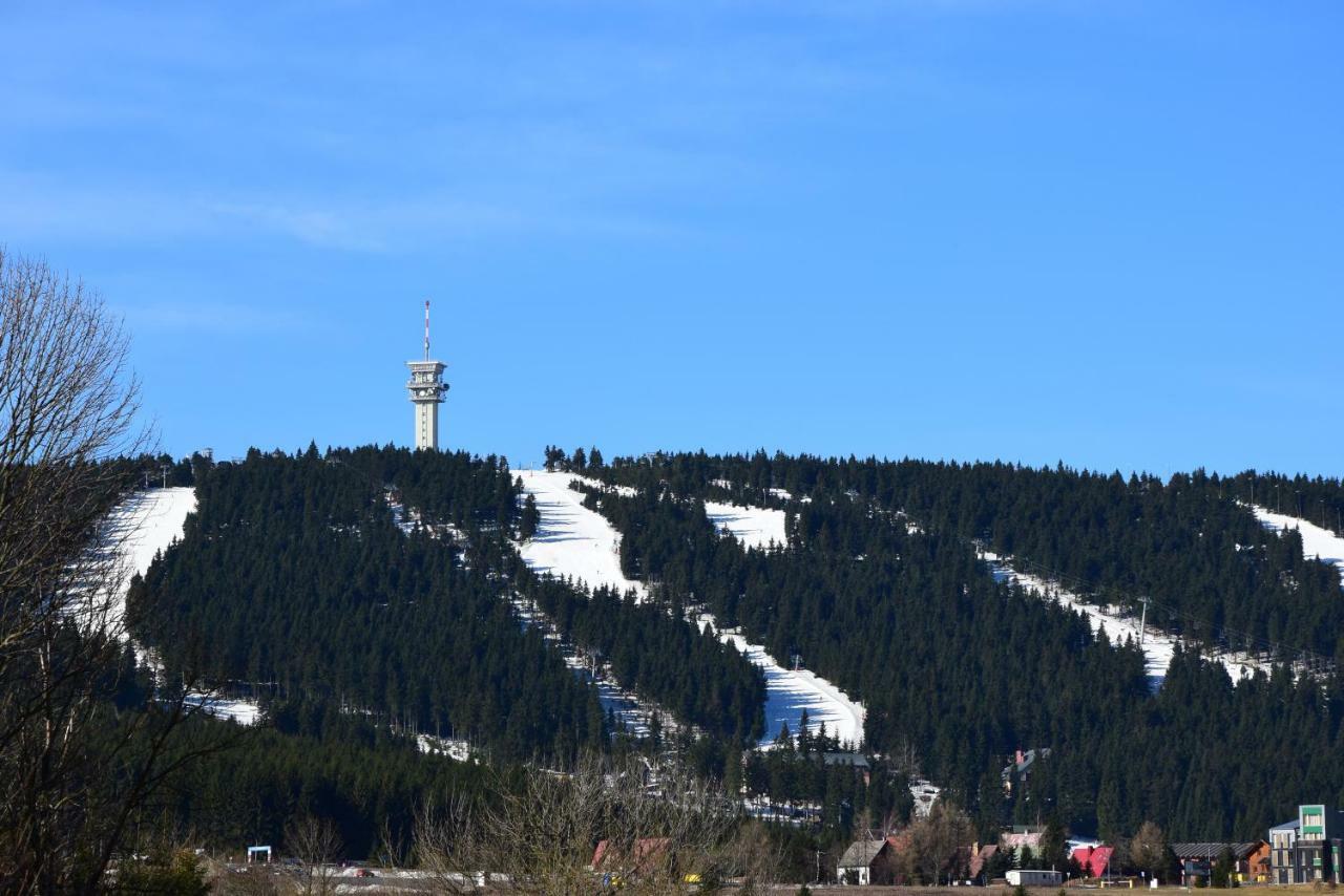 Medvedi Boudy Villa Loučná pod Klínovcem Exteriör bild